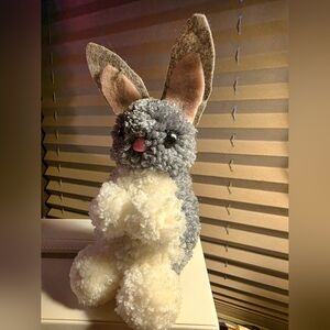 Hand Crafted Pom Pom Bunny